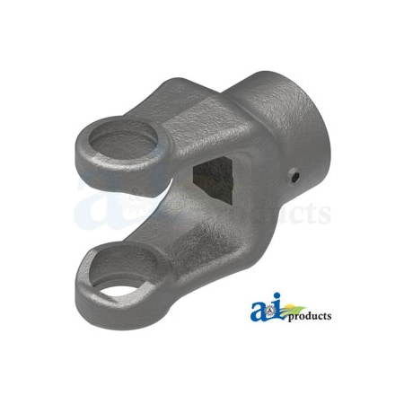 A & I Products Square Bore Implement Yoke (w/ Set Screw) 4" x4" x5" A-804-3520